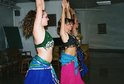 Mirage dancers perform at a residence hall.