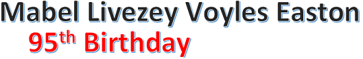 Mabel Livezey Voyles Easton Day Logo