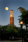 Solstice Moon over the bell tower