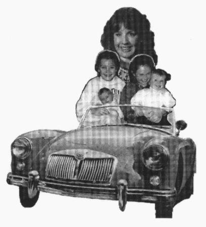 1957 MGA and family