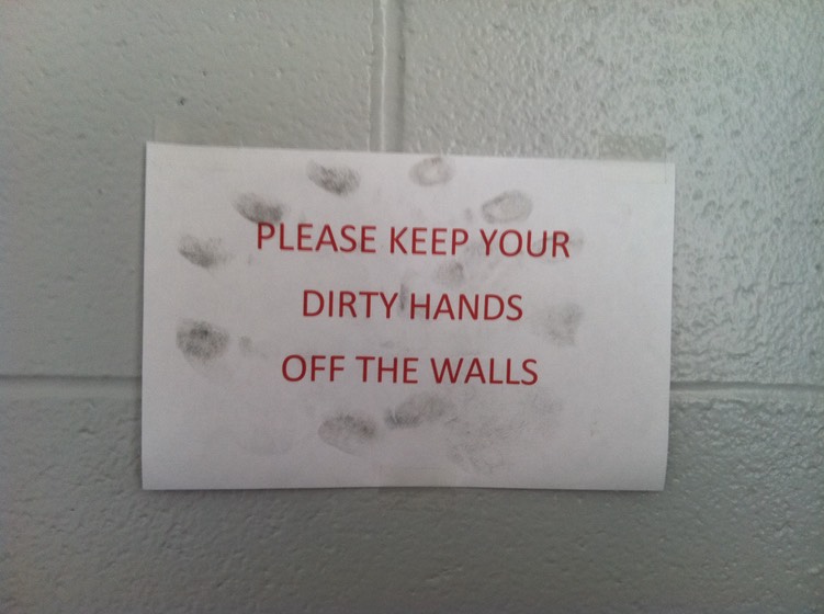 Dirty Hands Go Here